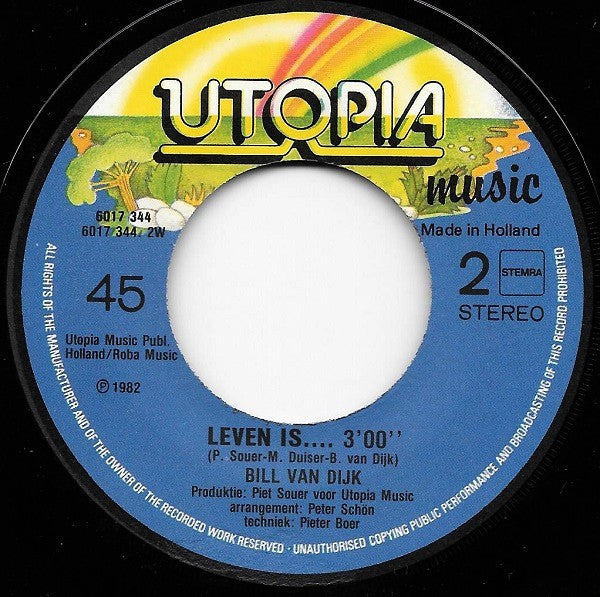 Bill van Dijk : Jij En Ik (7",45 RPM,Single,Stereo)