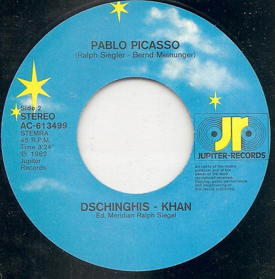 Dschinghis Khan : Kaboutertjes (7",45 RPM,Single,Stereo)