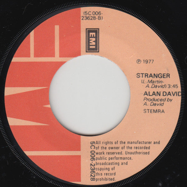 Alan David : Get Your Love Right (7", Single)