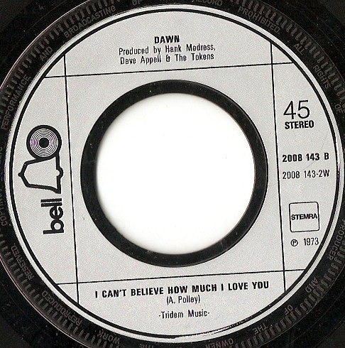 Dawn (5) : Tie A Yellow Ribbon (7",45 RPM,Single)