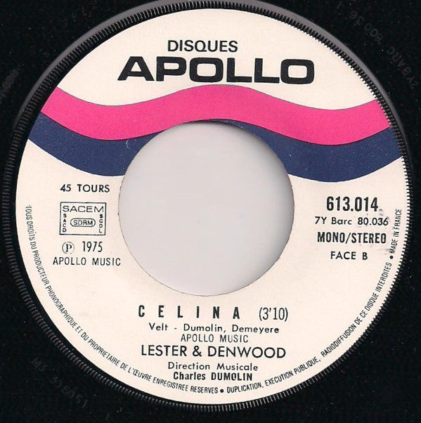 Lester & Denwood : Lazy Lady / Celina (7",45 RPM,Single)