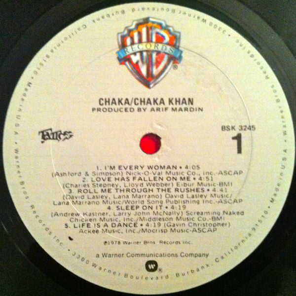 Chaka Khan : Chaka (LP,Album)