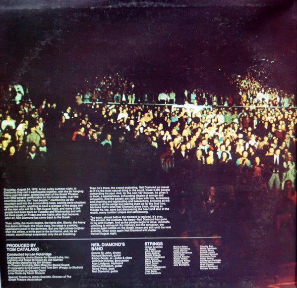 Neil Diamond : Hot August Night (LP,Album)