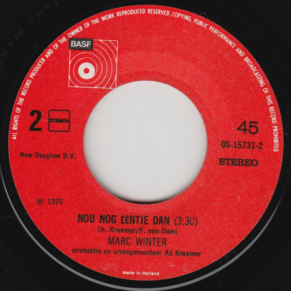 Marc Winter : Waar Blijft Die Ouderwetse Winter? (7",Single)
