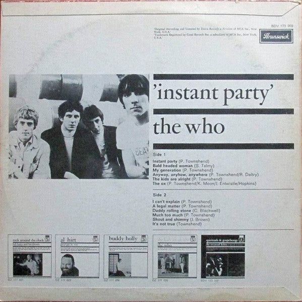 Who, The : Instant Party (LP,Compilation)