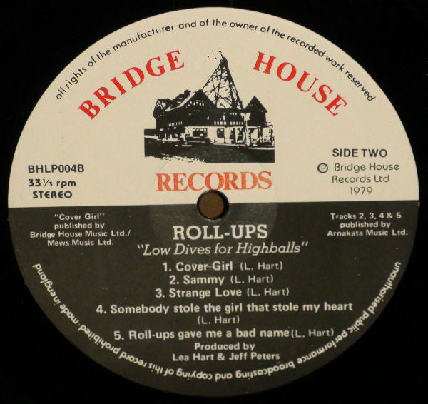 Roll-Ups : Low Dives For Highballs (LP,Album)