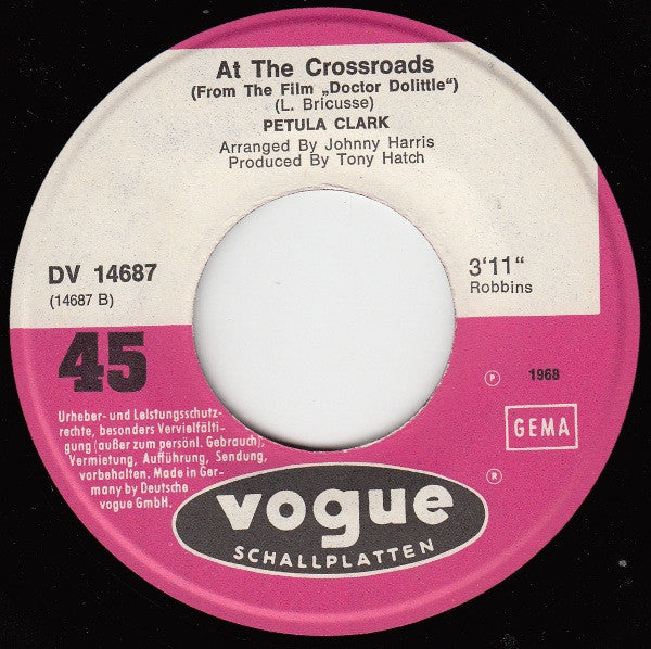 Petula Clark : The Other Man's Grass (7",45 RPM,Single)