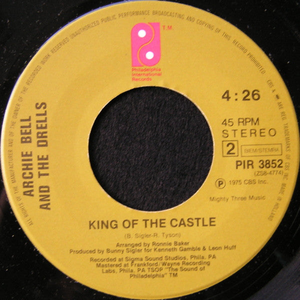 Archie Bell & The Drells : The Soul City Walk (7",Single,45 RPM)