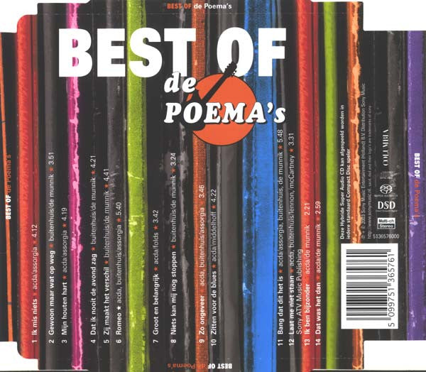 De Poema's : Best Of (Hybrid,Multichannel,Album)