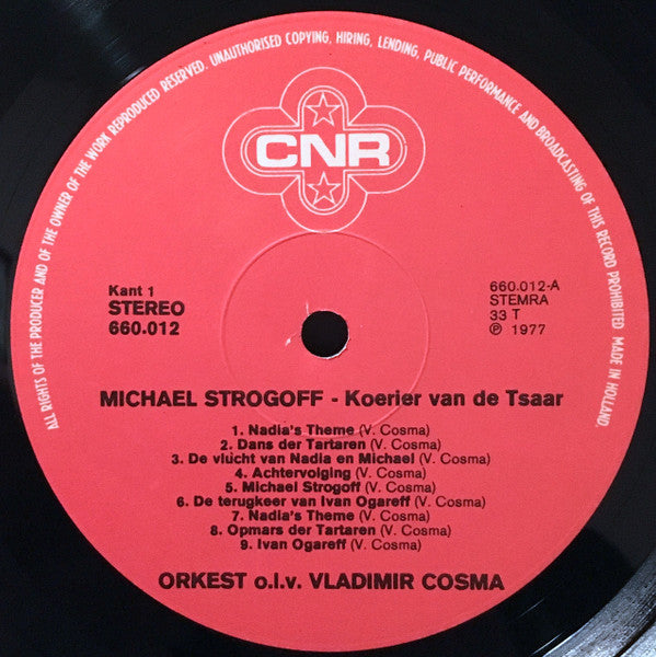 Vladimir Cosma : Michael Strogoff (Original Soundtrack/Koerier Van De Tsaar) (LP,Album)