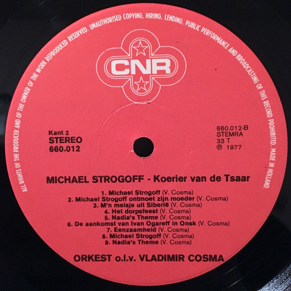 Vladimir Cosma : Michael Strogoff (Original Soundtrack/Koerier Van De Tsaar) (LP,Album)