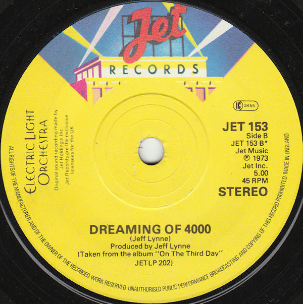 Electric Light Orchestra : Don't Bring Me Down (7",45 RPM,Single)