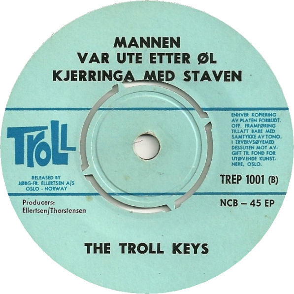 Troll Keys, The : Norwegian Singsongs (7",45 RPM,EP)