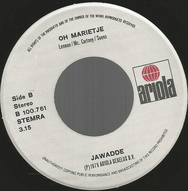 Jawadde : Vrijen (7",45 RPM,Single)