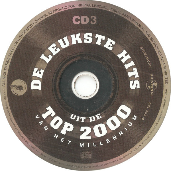 Various : De Leukste Hits Uit De Top 2000 Van Het Millennium (Compilation)
