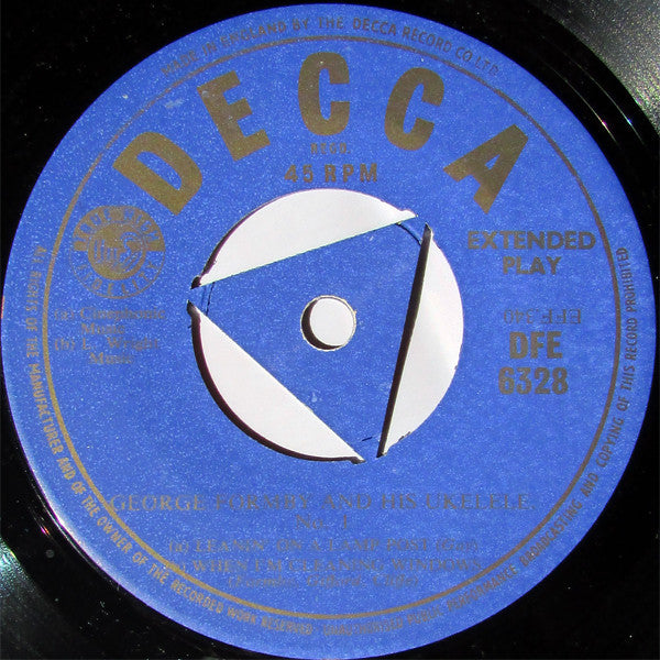 George Formby : George Formby And His Ukelele, No. 2 (7",EP)