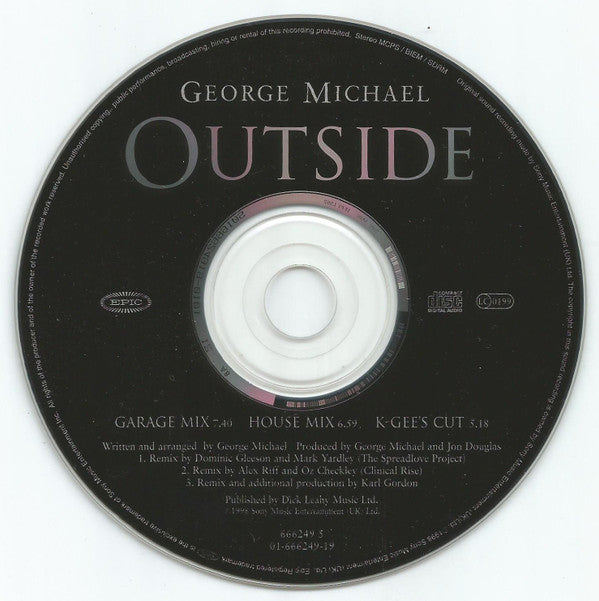 George Michael : Outside (The Mixes) (Single)