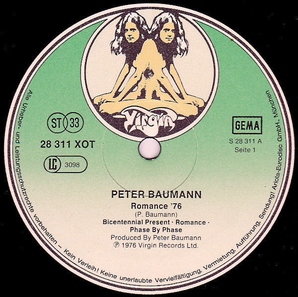 Peter Baumann : Romance 76 (LP, Album)