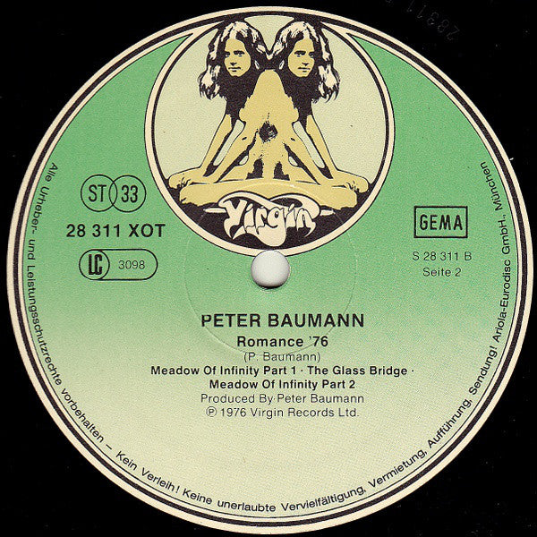 Peter Baumann : Romance 76 (LP, Album)