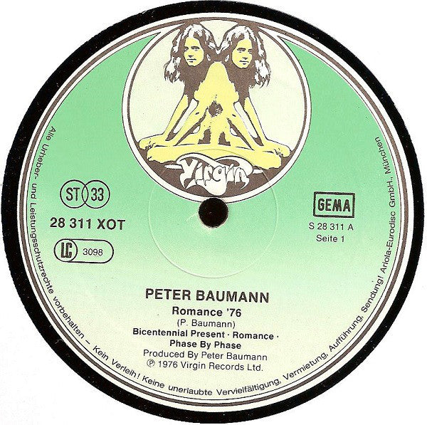 Peter Baumann : Romance 76 (LP, Album)
