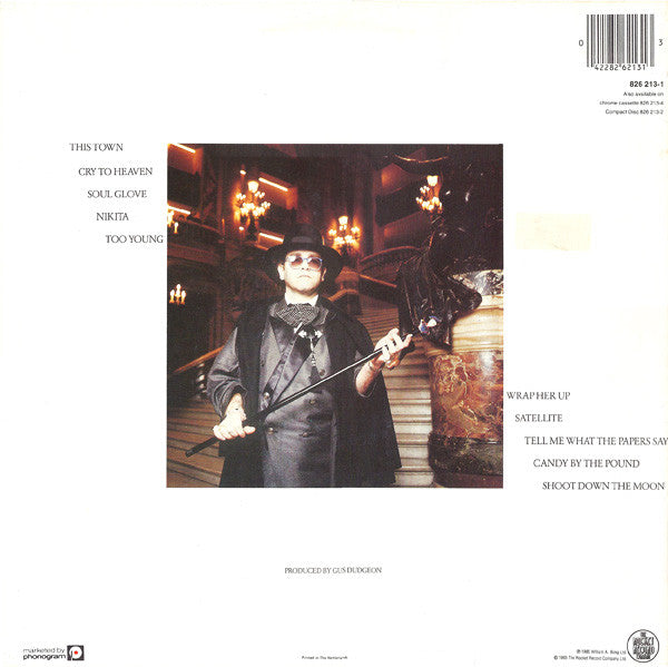 Elton John : Ice On Fire (LP,Album,Stereo)