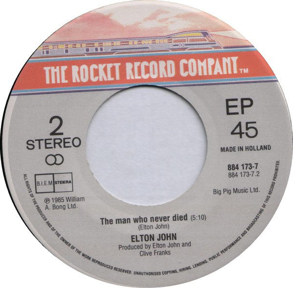 Elton John : Nikita (7",45 RPM,EP)