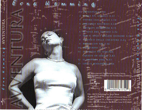 Erna Hemming : Avventura (Album)