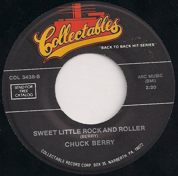Chuck Berry : Let It Rock / Sweet Little Rock And Roller (7",45 RPM,Single,Reissue)