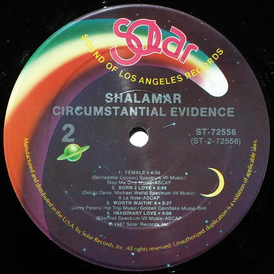Shalamar : Circumstantial Evidence (LP,Album)