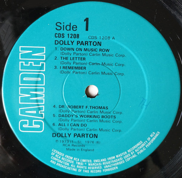 Dolly Parton : Dolly Parton (LP,Compilation)