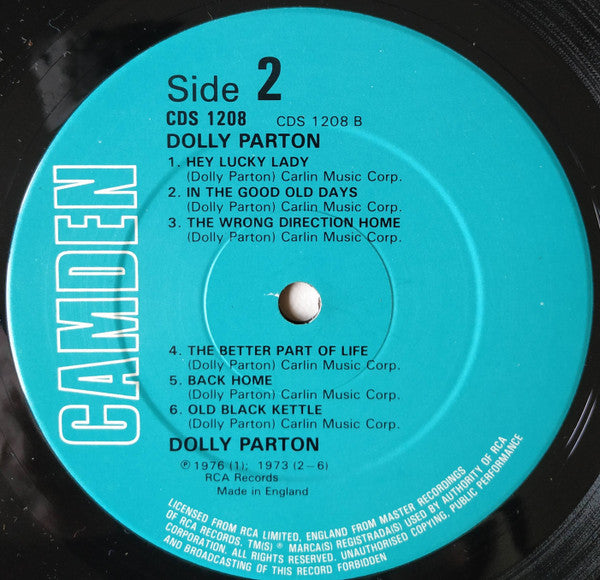 Dolly Parton : Dolly Parton (LP,Compilation)