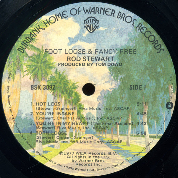 Rod Stewart : Foot Loose & Fancy Free (LP,Album)
