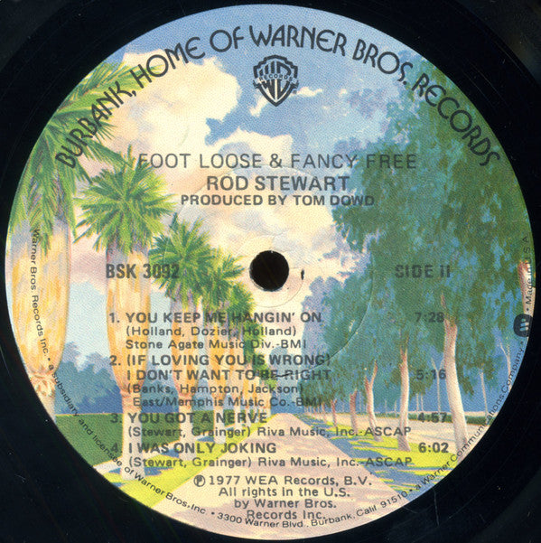 Rod Stewart : Foot Loose & Fancy Free (LP,Album)