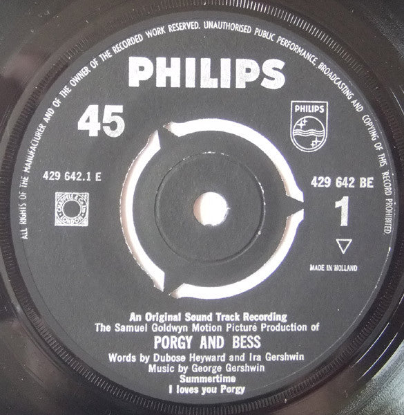 George Gershwin : Porgy And Bess (7",EP,45 RPM)