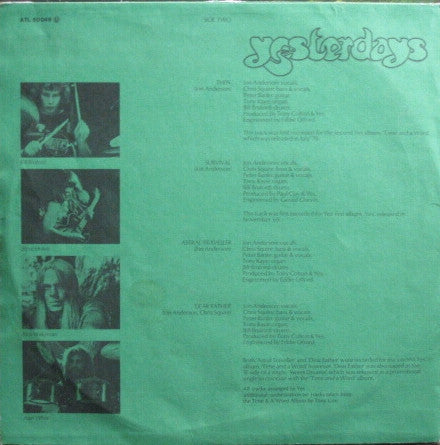 Yes : Yesterdays (LP,Compilation)