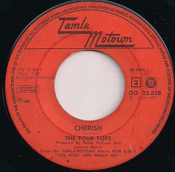 Four Tops : Yesterday's Dreams (7",45 RPM,Single)