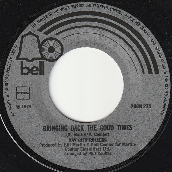 Bay City Rollers : Summerlove Sensation (7",45 RPM,Single)