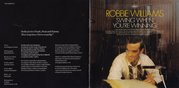 Robbie Williams : Swing When You're Winning (Album)