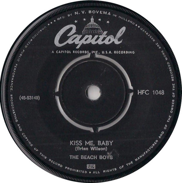 Beach Boys, The : Help Me, Rhonda / Kiss Me, Baby (7",Single,45 RPM)