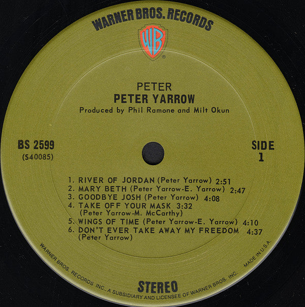 Peter Yarrow : Peter (LP,Album)