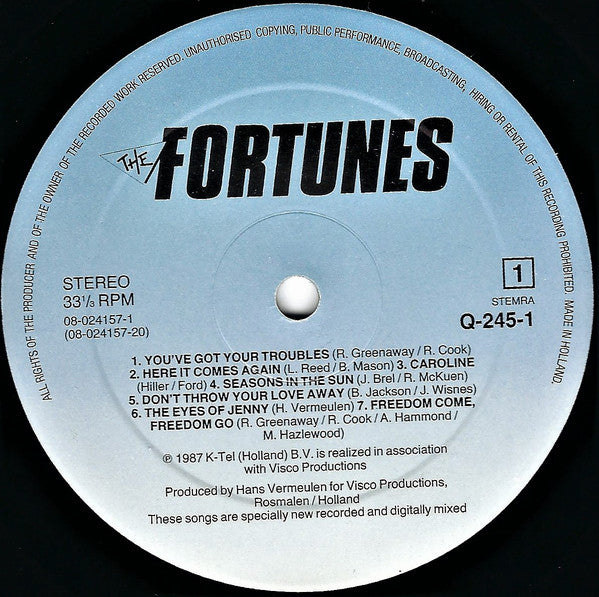 Fortunes, The : All The Hits And More (LP,Album,Compilation)