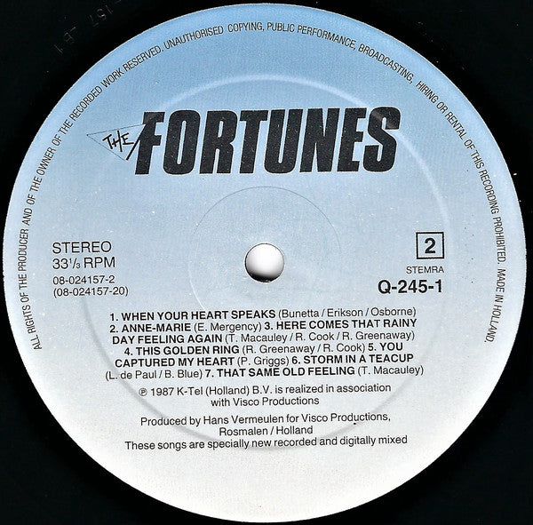 Fortunes, The : All The Hits And More (LP,Album,Compilation)