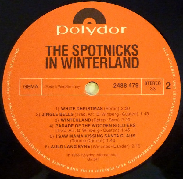 The Spotnicks : The Spotnicks In Winterland (LP, Album, RE)