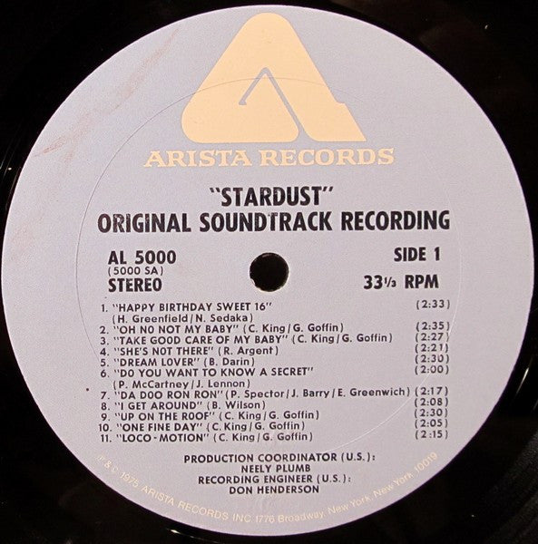 Various : "Stardust" Original Soundtrack Recording (LP,Compilation)