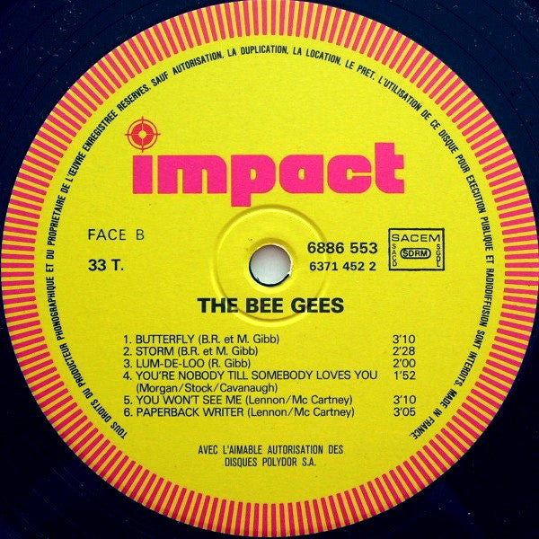 Bee Gees : The Bee Gees (LP,Compilation,Reissue,Stereo)
