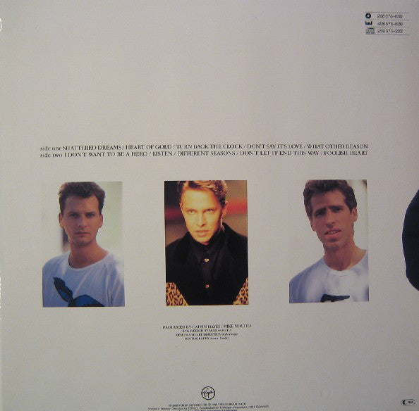 Johnny Hates Jazz : Turn Back The Clock (LP,Album,Stereo)