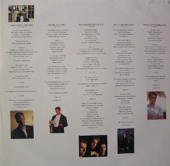 Johnny Hates Jazz : Turn Back The Clock (LP,Album,Stereo)