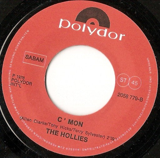Hollies, The : Daddy Don't Mind (7",45 RPM,Single,Stereo)