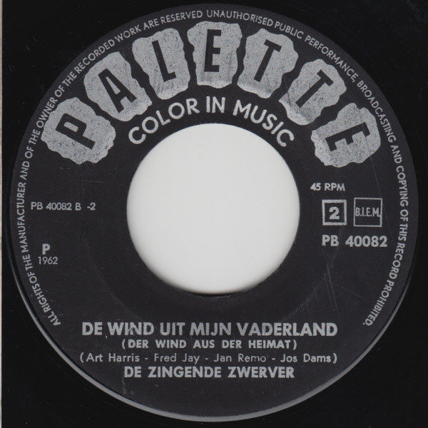 De Zingende Zwerver (2) : Ketelbinkie (7",Single,45 RPM)
