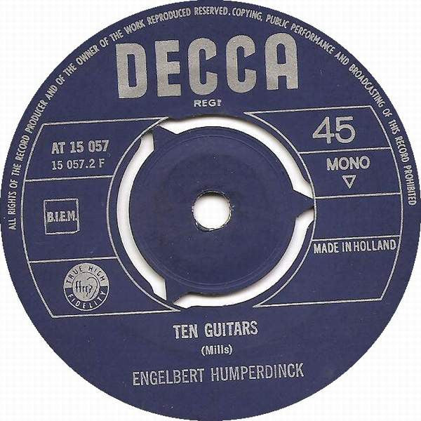 Engelbert Humperdinck : Release Me (7",45 RPM,Single,Mono)